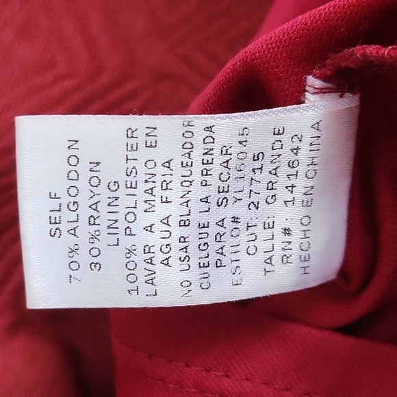 True Blood Red Mini Skirt - Picture 5 of 5